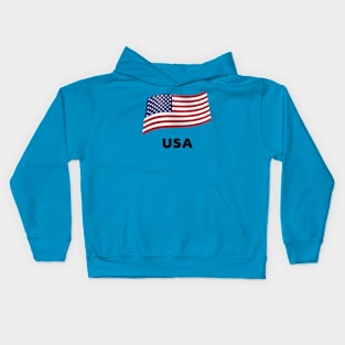 USA flag Kids Hoodie